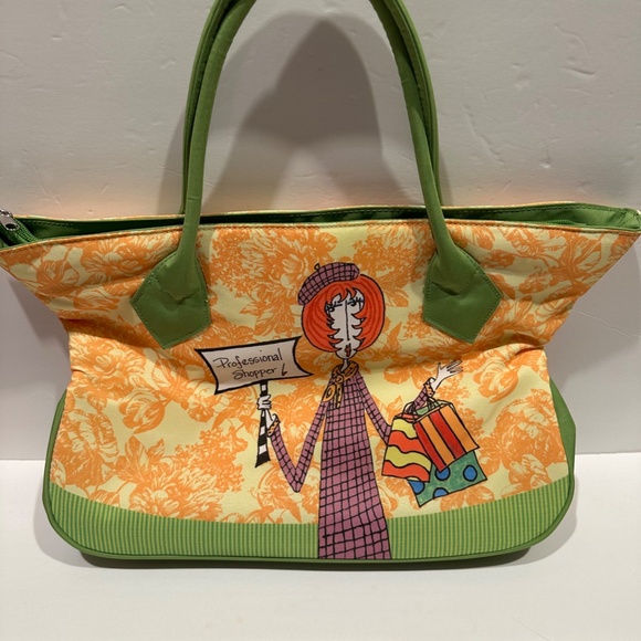 Dolly Mama Personal Shopper Zippered Tote Bag - Picture 5 of 6